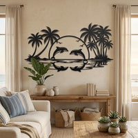 Tropical Dolphin Wall Art