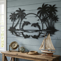 Tropical Dolphin Wall Art