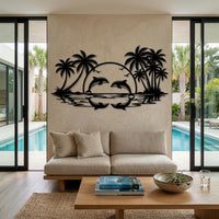 Tropical Dolphin Wall Art