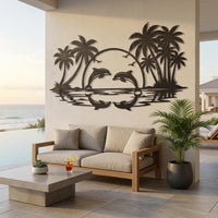 Tropical Dolphin Wall Art