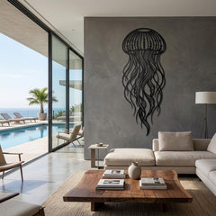 Jellyfish Metal Wall Decor