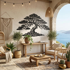 Bonsai Tree Metal Wall Art