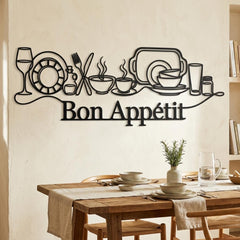 Bon Appetit Metal Wall Decor