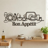 Bon Appetit Metal Wall Decor
