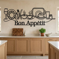 Bon Appetit Metal Wall Decor