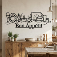 Bon Appetit Metal Wall Decor