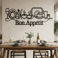Bon Appetit Metal Wall Decor