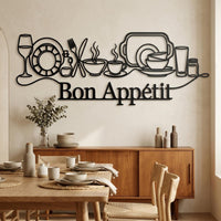 Bon Appetit Metal Wall Decor