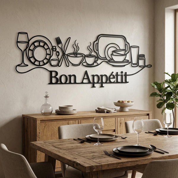 Bon Appetit Metal Wall Decor