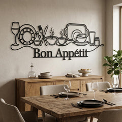 Bon Appetit Metal Wall Decor