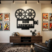 Now Showing Metal Sign