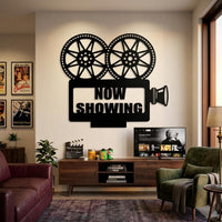 Now Showing Metal Sign