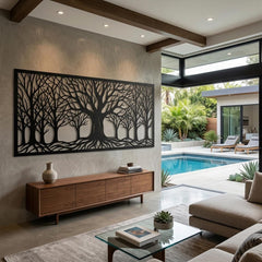 Large Tree Metal Wall Decor