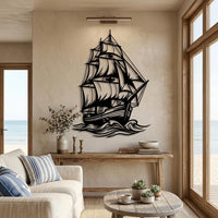 Sailboat Metal Wall Decor