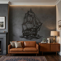 Sailboat Metal Wall Decor