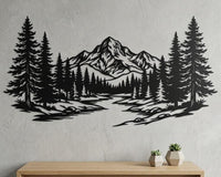 Majestic Mountain Metal Wall Art