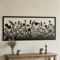 Wildflower Metal Wall Art