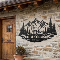 Fox Outdoor Metal Wall Art