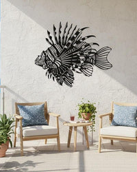 Lionfish Metal Wall Decor