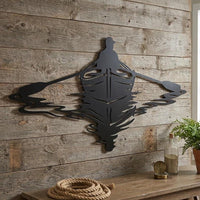 Lake Fishing Metal Wall Decor