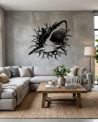 Shark Metal Wall Decor
