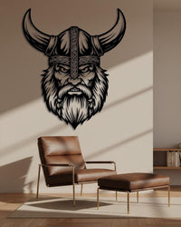 Viking Warrior Metal Wall Art