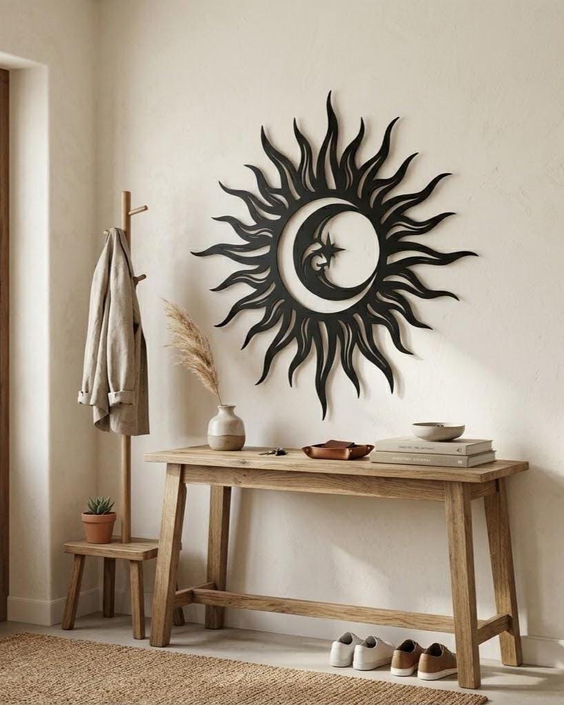 Celestial Metal Wall Decor