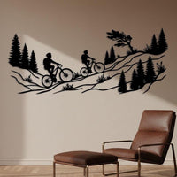 Mountain Bike Metal Wall Decor