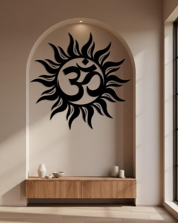 Om Symbol Metal Wall Decor