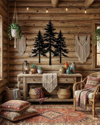 Pine Tree Metal Wall Decor