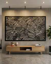 Tropical Leaves Metal Wall Art