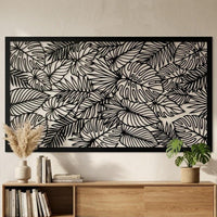 Tropical Leaves Metal Wall Art
