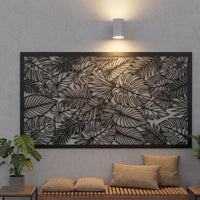 Tropical Leaves Metal Wall Art