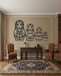 Matryoshka Metal Wall Art