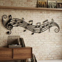Musical Notes Metal Wall Art