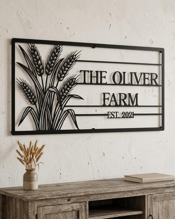 Custom Farm Metal Sign