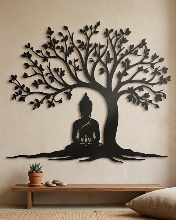 Zen Buddha Metal Wall Art