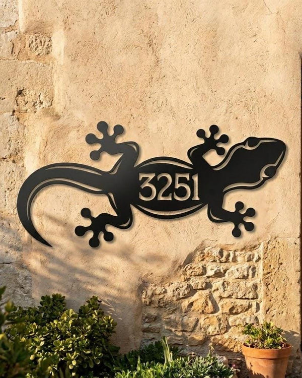 Gecko Address Sign