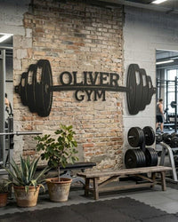 Custom Gym Metal Sign