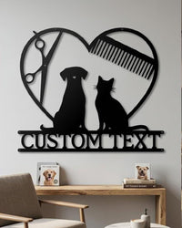 Custom Pet Groomer Sign