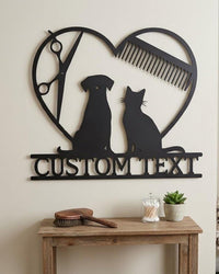 Custom Pet Groomer Sign