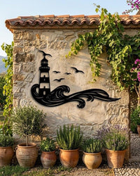 Lighthouse Metal Wall Art