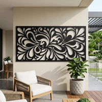 Swirl Abstract Metal Wall Art