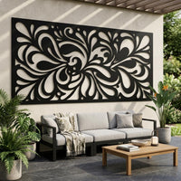 Swirl Abstract Metal Wall Art