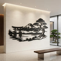 Mount Fuji Metal Wall Decor