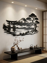 Mount Fuji Metal Wall Decor