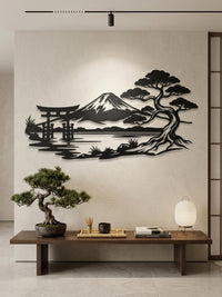 Mount Fuji Metal Wall Decor