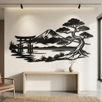 Mount Fuji Metal Wall Decor