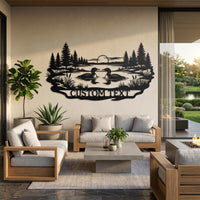 Personalized Lake House Sign