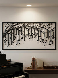 Musical Tree Metal Wall Decor